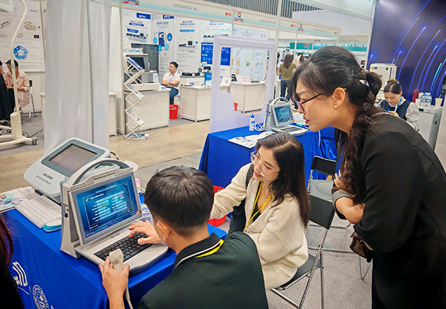 品源醫(yī)療攜便攜式超聲骨密度儀等產品亮相越南醫(yī)展，助力中越健康產業(yè)深化合作